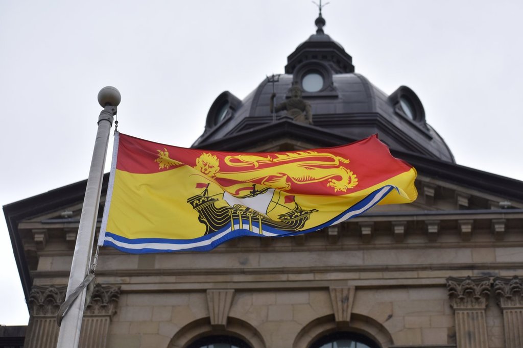 The New Brunswick Legislative Building pictured on Thursday April 30, 2026.  THE CANADIAN PRESS/Eli Ridder.
