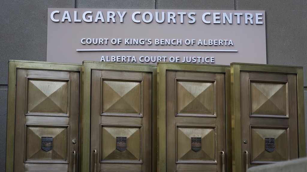 The Calgary Courts Centre is pictured in Calgary, Alta., Tuesday, Feb. 20, 2024. THE CANADIAN PRESS/Jeff McIntosh