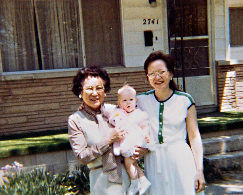Asako Ueyda holds baby Mariam Watson, with Watson's mother, Mary Ann Stone, in this 1982 handout photo. Indiana resident Mariam Watson is seeking Canadian citizenship based on her grandmother's origins in New Westminster, B.C.