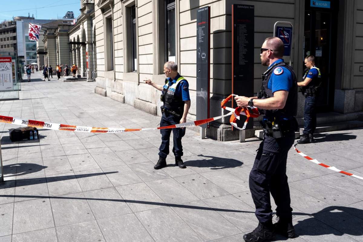 Police tape being removed