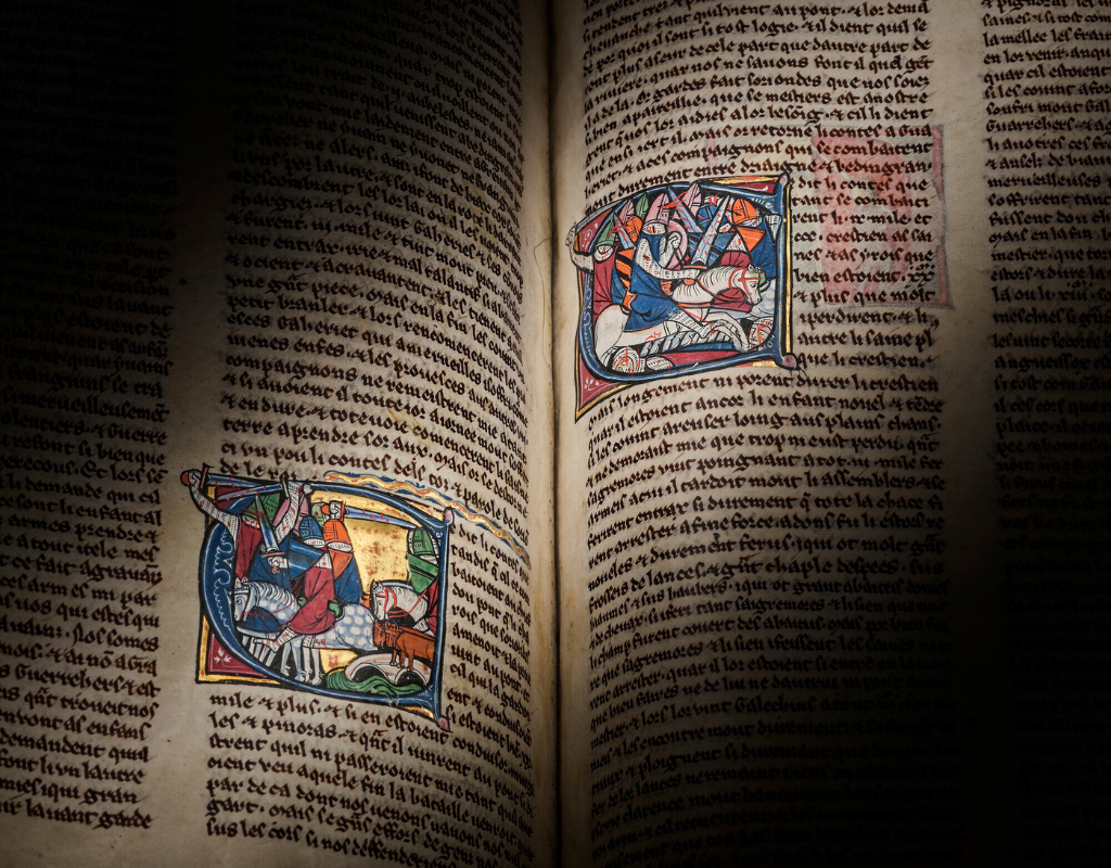 The manuscript is thought to be among one of the earliest documents retelling the legendary epic of King Arthur.