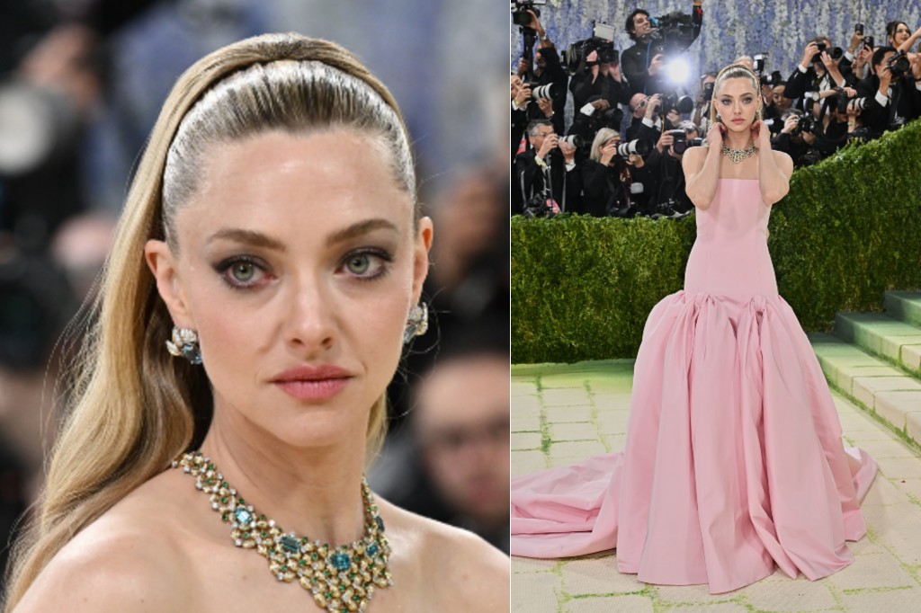 Amanda Seyfried arrives at The Metropolitan Museum of Art's Costume Institute benefit gala celebrating the opening of the "Costume Art" exhibition on Monday, May 4, 2026, in New York.