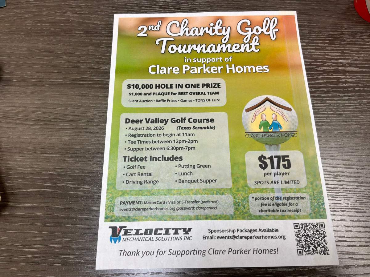 Charity Golf Tournament in Support of Clare Parker Homes - image
