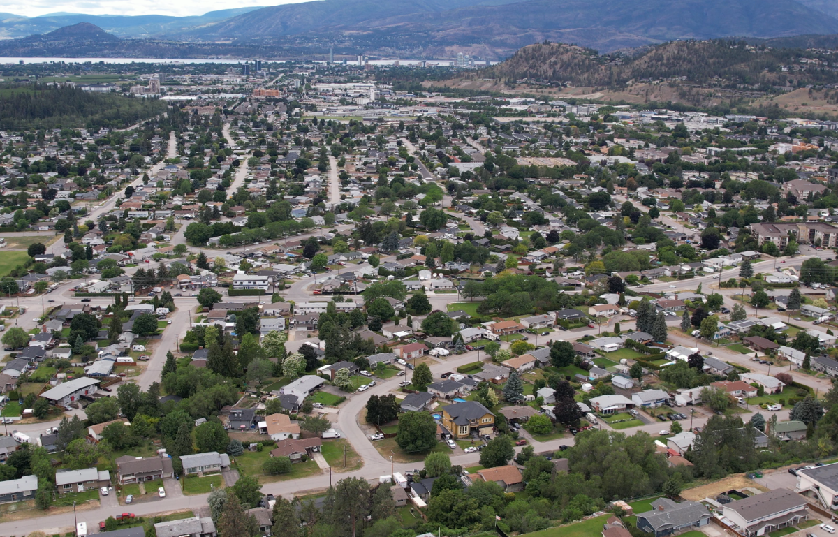 Kelowna’s Rutland, Looking towards downtown
