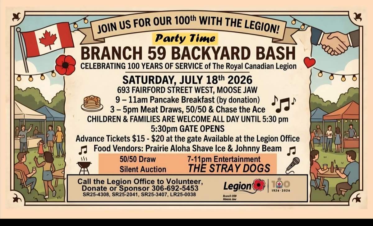 Moose Jaw Legion 100th Anniversary Outdoor Party - image