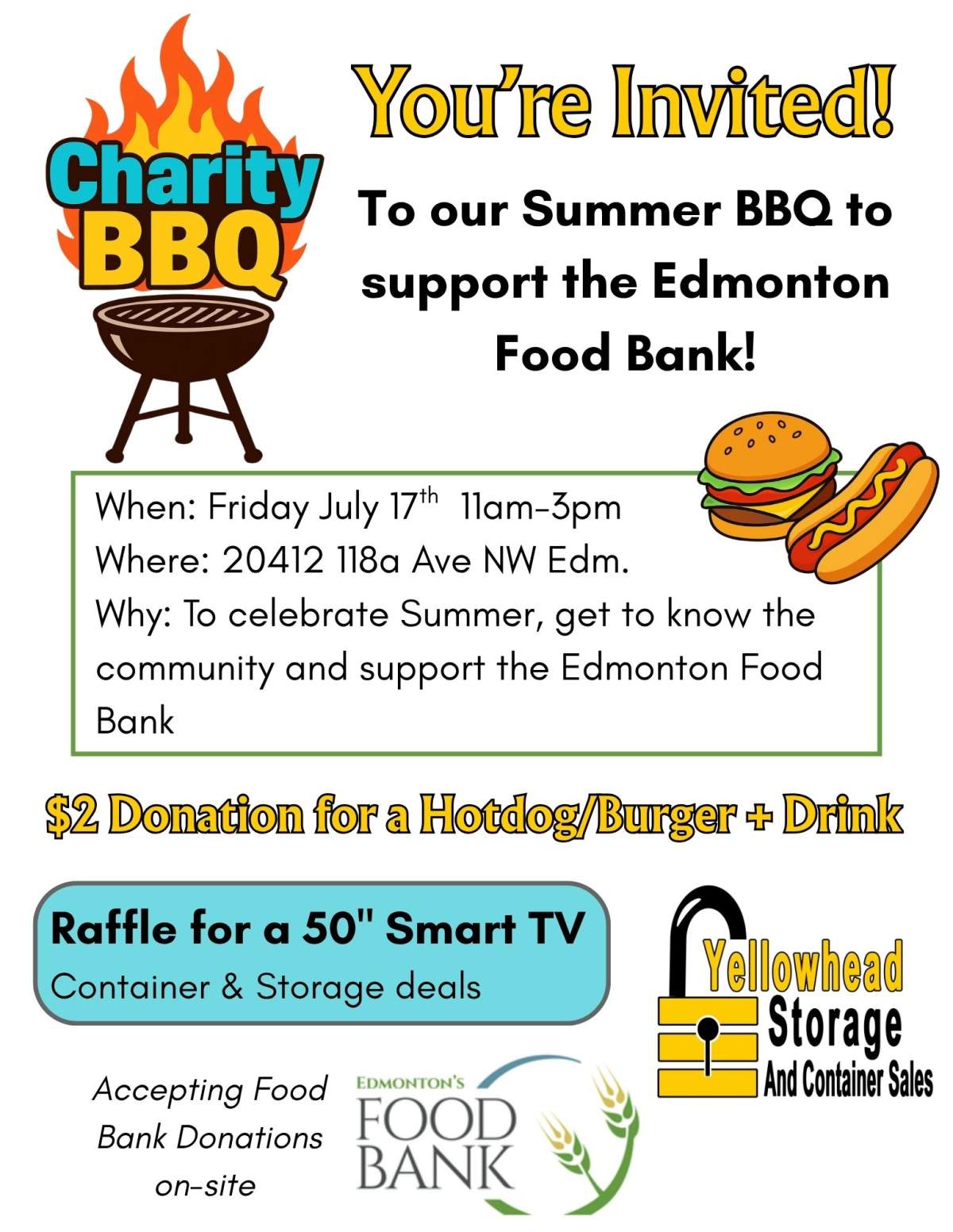 Yellowhead Storage Summer Charity BBQ - image