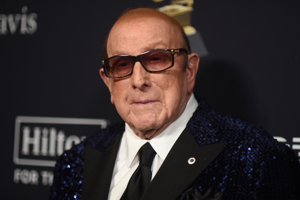 Clive Davis arrives at the Pre-Grammy Gala on Saturday, Feb. 3, 2024, at the Beverly Hilton Hotel in Beverly Hills, Calif.