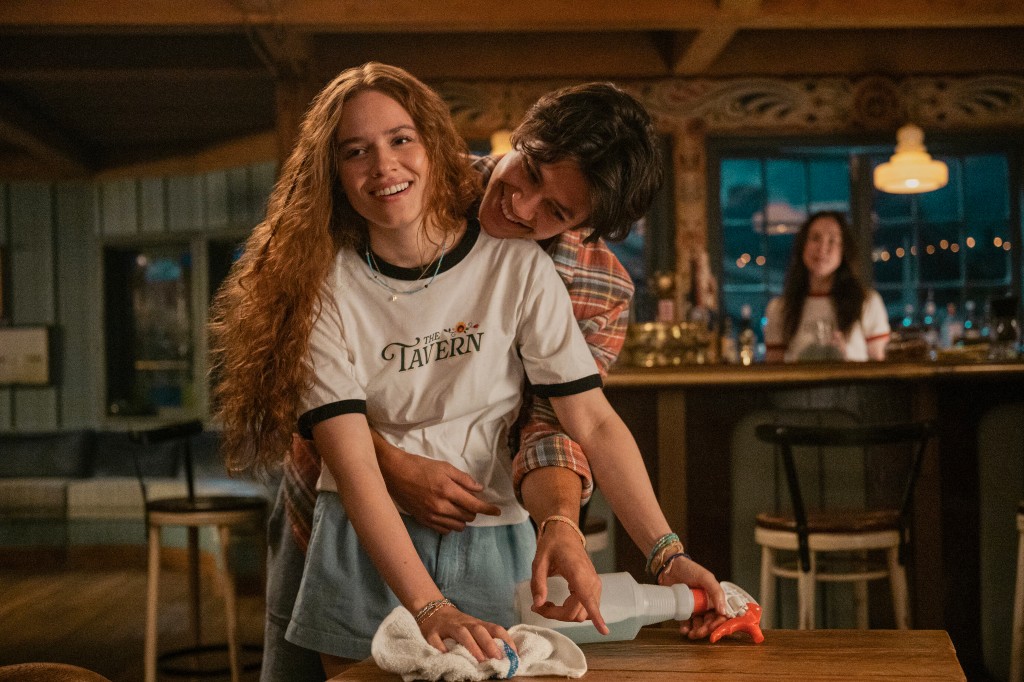 Sadie Soverall as Percy Fraser, Matt Cornett as Sam Florek in 'Every Year After.'