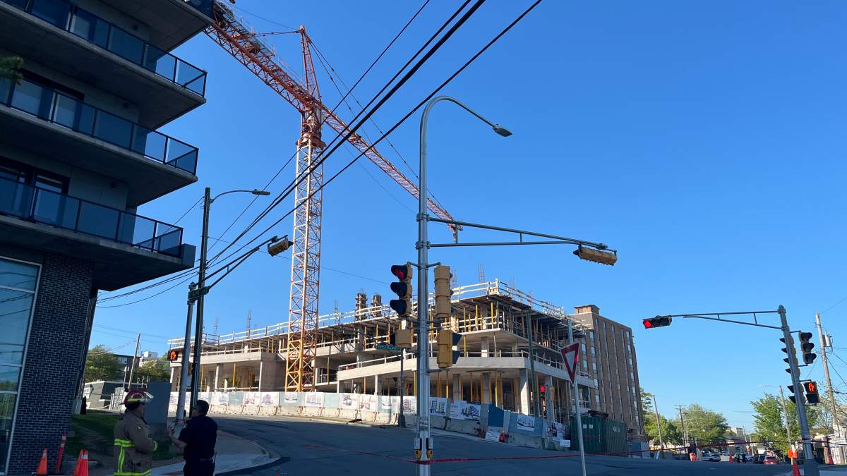 About 100 residents were evacuated from their homes on June 4, 2026 over concerns about the stability of a construction crane in Halifax's Fairview neighbourhood.