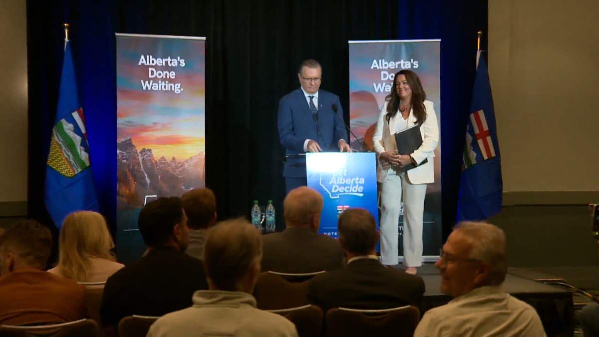The launch of the new Alberta independence organization "Let Alberta Decide" was attended by about three dozen people in Calgary on Friday.