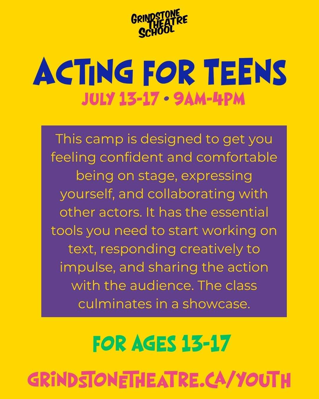 Acting for Teens Summer Camp! - image