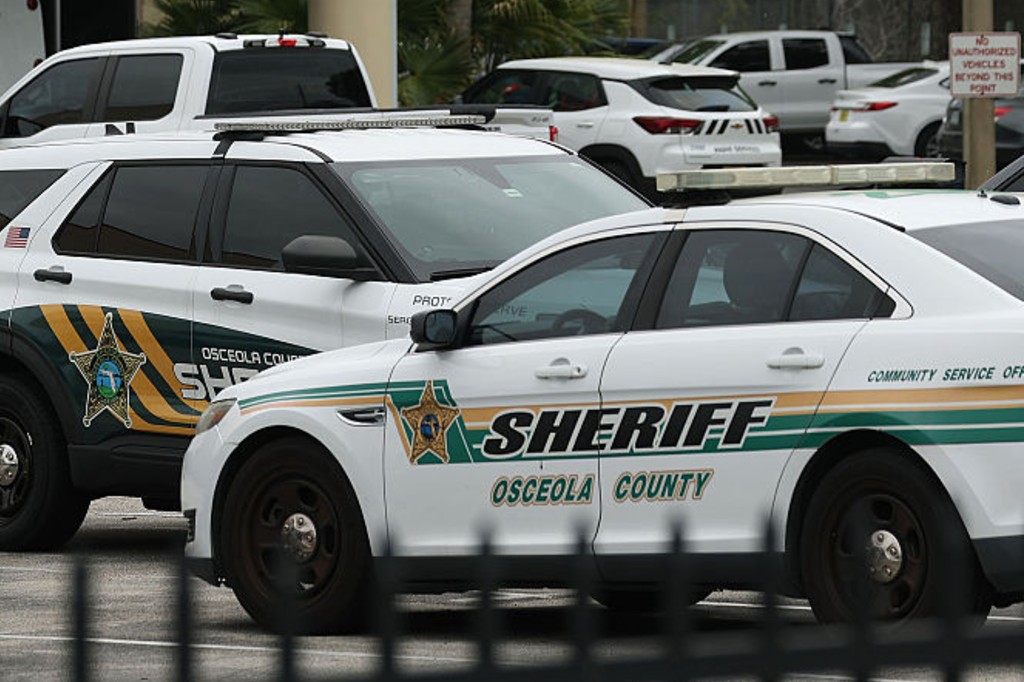 A file photo of Osceola County Sheriff's vehicles parked at the fleet maintenance facility in Kissimmee, Florida, on Thursday, March 19, 2026.