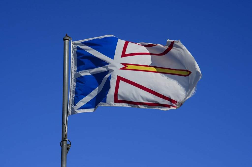 A Newfoundland flag flies in Rocky Harbour, N.L., on Sept. 4, 2024. THE CANADIAN PRESS/Sean Kilpatrick.