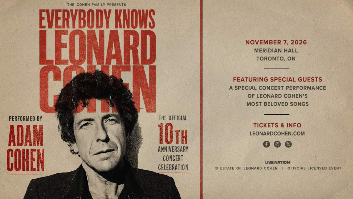 Everybody Knows Leonard Cohen performed by Adam Cohen - image