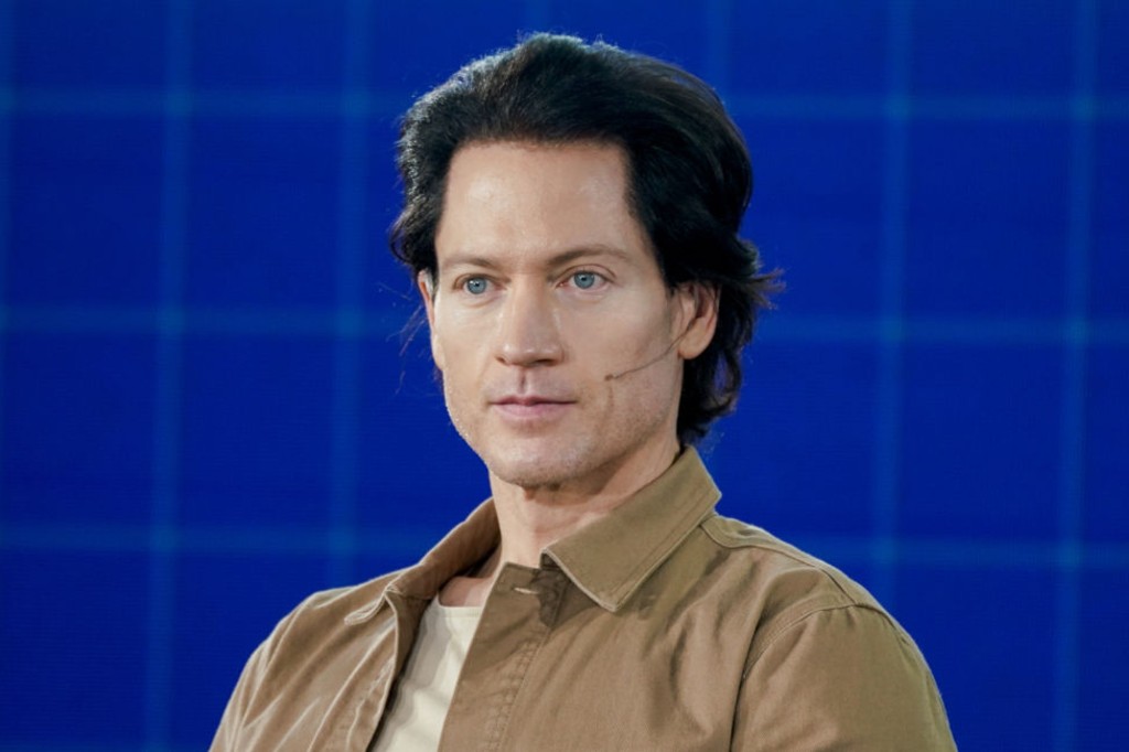 Bryan Johnson, founder and chief executive officer of Kernel Holding SA, during the Milken Institute Global Conference in Beverly Hills, California, U.S., on Wednesday, Oct. 20, 2021.