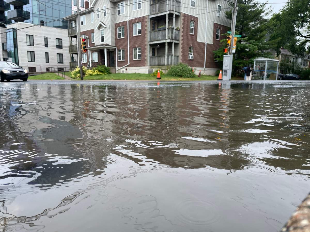 The intersection of Windsor and North streets in Halifax on July 22, 2026.