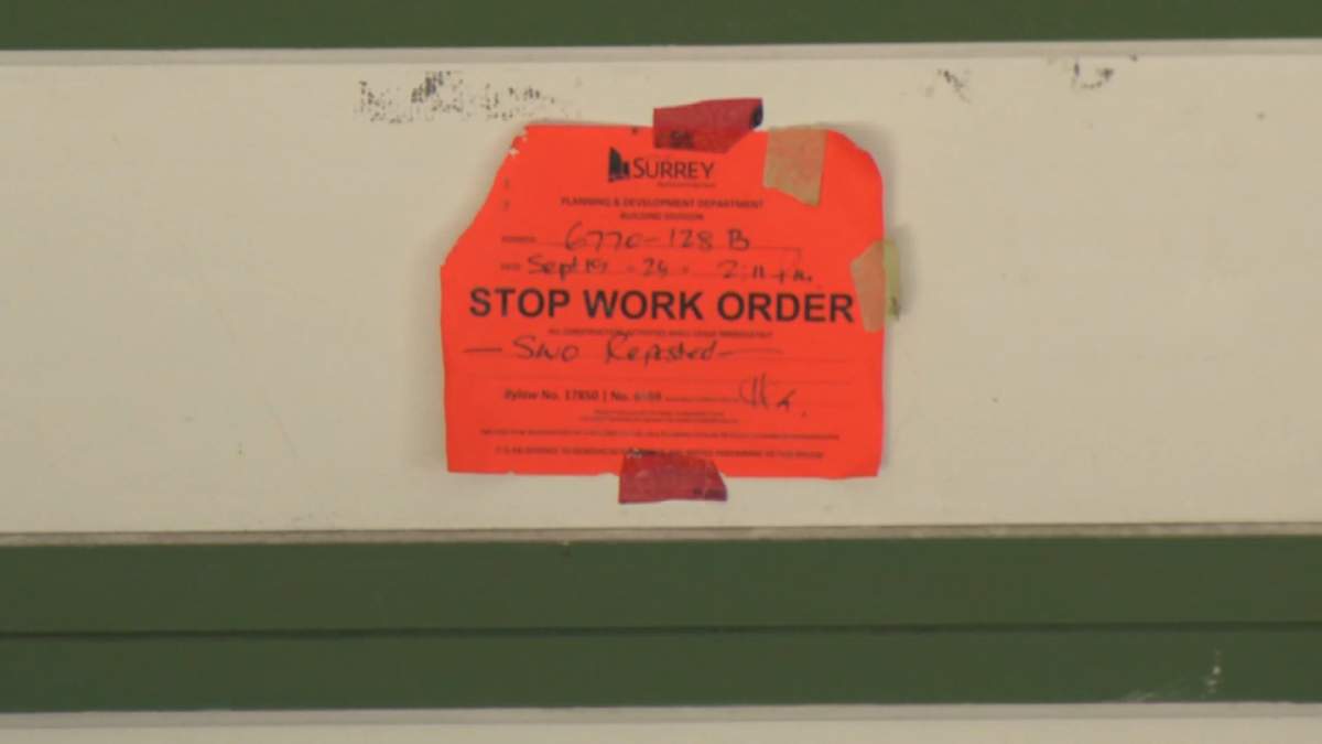 The City of Surrey is cracking down on illegal construction.