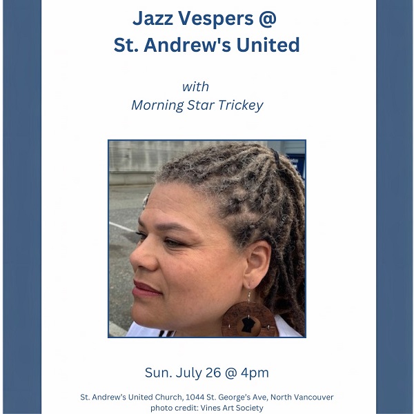 Jazz Vespers with Morning Star Trickey - image